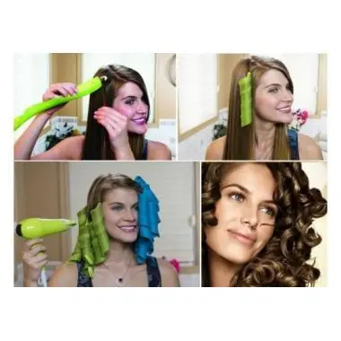 Чарівні бігуді для волосся будь-якої довжини Hair Wavz, бігуді-спіральки - Зображення 5