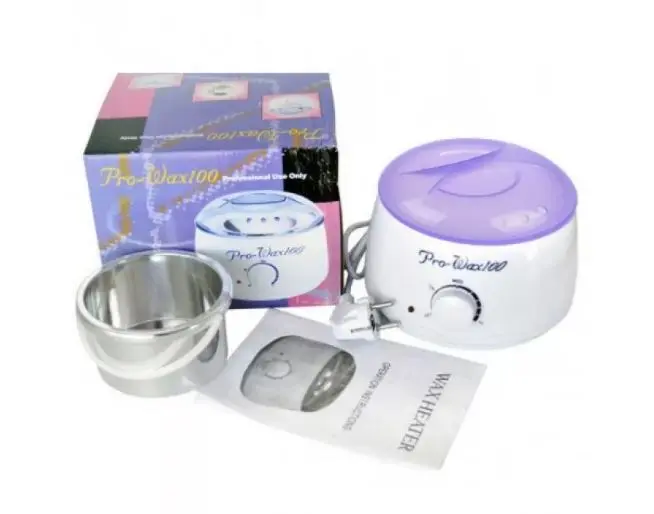 Воскоплав банковий з терморегулятором PRO-WAX 100 для воску в банці, в гранулах, в таблетках 400 мл - Зображення 3