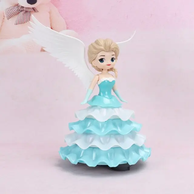 Танцююча лялька-нічник принцеса, що обертається Dancing Angel Ice Princess - Зображення 5