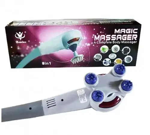 Вібраційний масажер для тіла Magic MassagerMaxtop (8 насадок) - Зображення 2