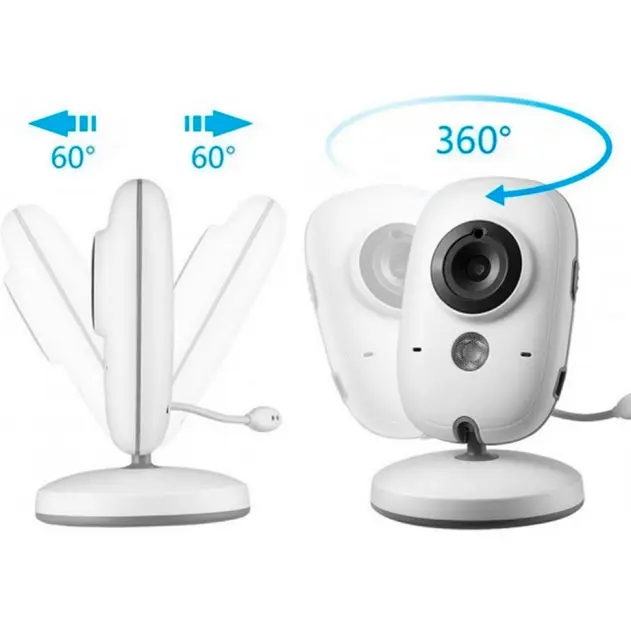 Відеоняня з дисплеєм для мами та дітей для спостереження камера та аудіо зв'язок ABM600 - Зображення 5