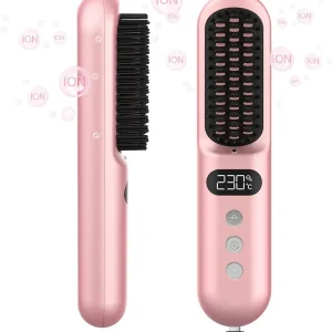 Випрямляюча щітка для укладання волосся Gabrella Hair Straightener Brush