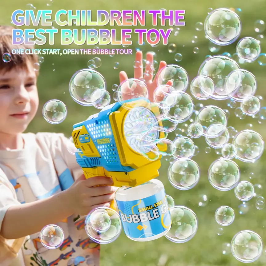 Іграшковий пістолет Бластер генератор мильних бульбашок Bubble Gun - Зображення 3