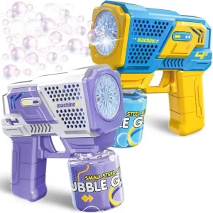 Іграшковий пістолет Бластер генератор мильних бульбашок Bubble Gun