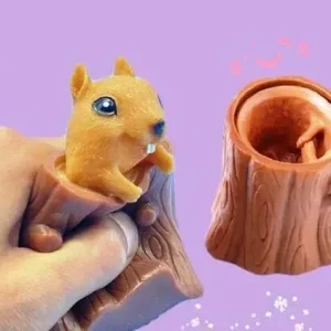 Іграшка антистрес Pop It Фуфлік – білка, що вистрибує