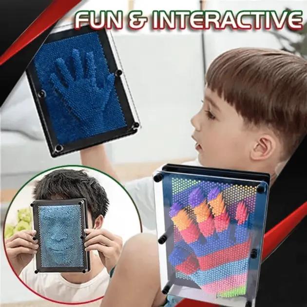 Іграшка-антистрес ToyCloud "Pinart 3D" Скульптор, моментальні відбитки - Зображення 6