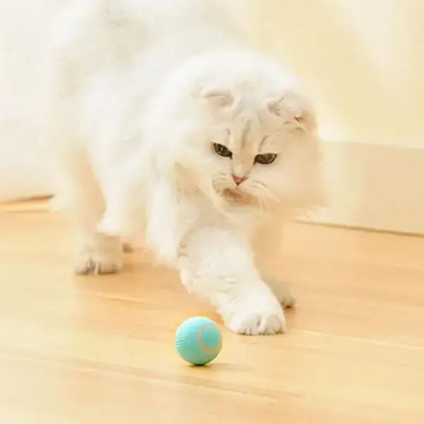 Іграшка для кішки USB smart м'яч-кулька PetGravity з хаотичним рухом та світловою панеллю - Зображення 3