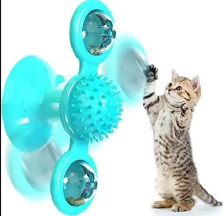 Іграшка для кота (спіннер) Rotate windmill cat toy - Зображення 5