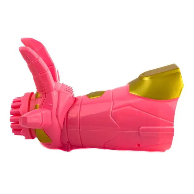 Іграшка-генератор мильних бульбашок рукавичка зі світловими ефектами - Зображення 5