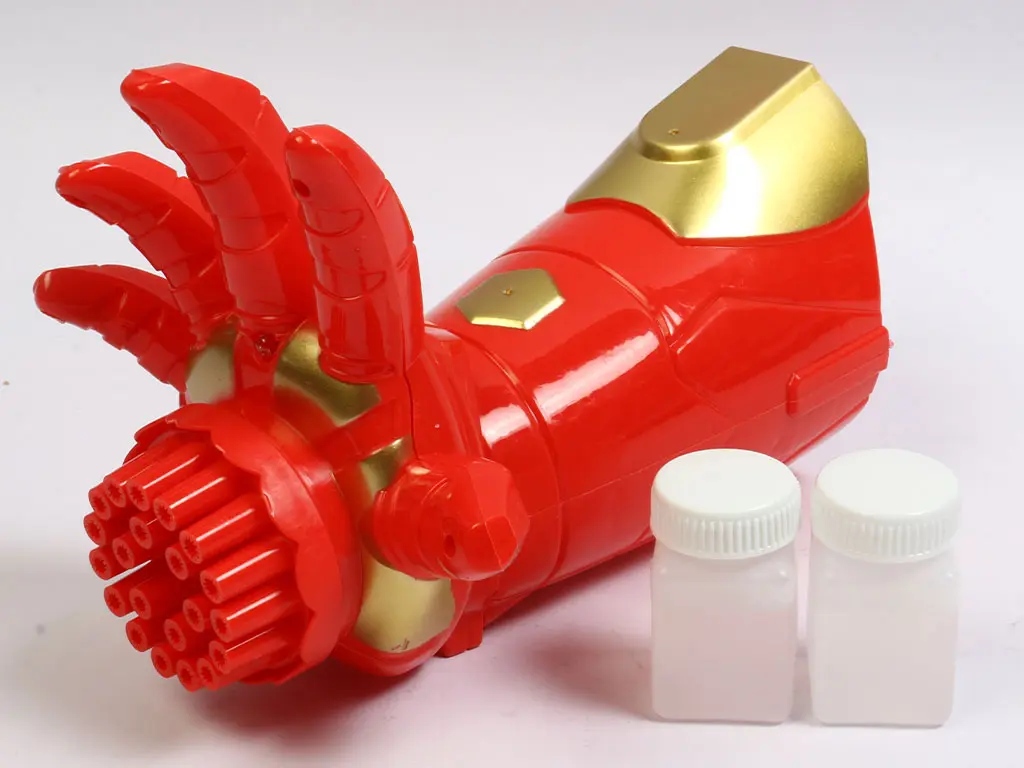 Іграшка-генератор мильних бульбашок рукавичка зі світловими ефектами - Зображення 2