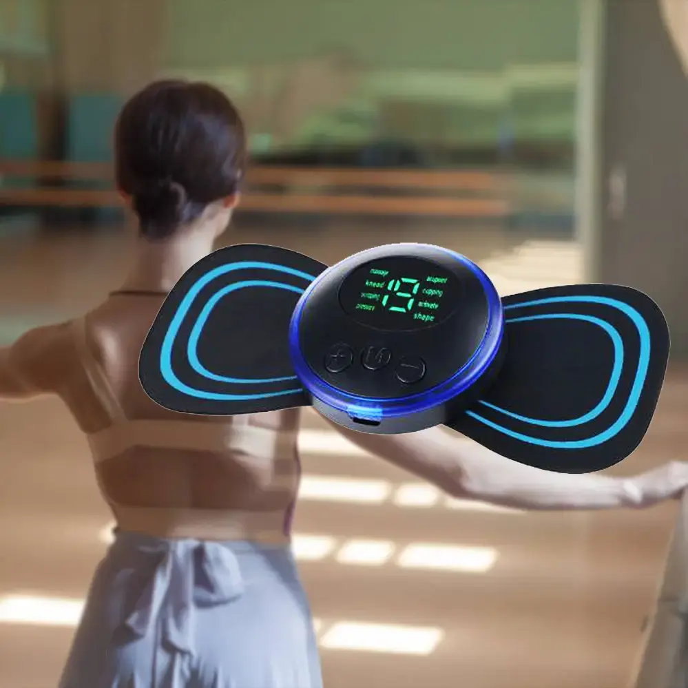 Імпульсний масажер міостимулятор EMS масажер міостимулятор метелик - Зображення 3