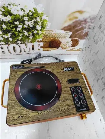 Інфрачервона плита RAF 8004 настільна кухонна електрична одноконфоркова з таймером 2200 Вт коричневий - Зображення 7