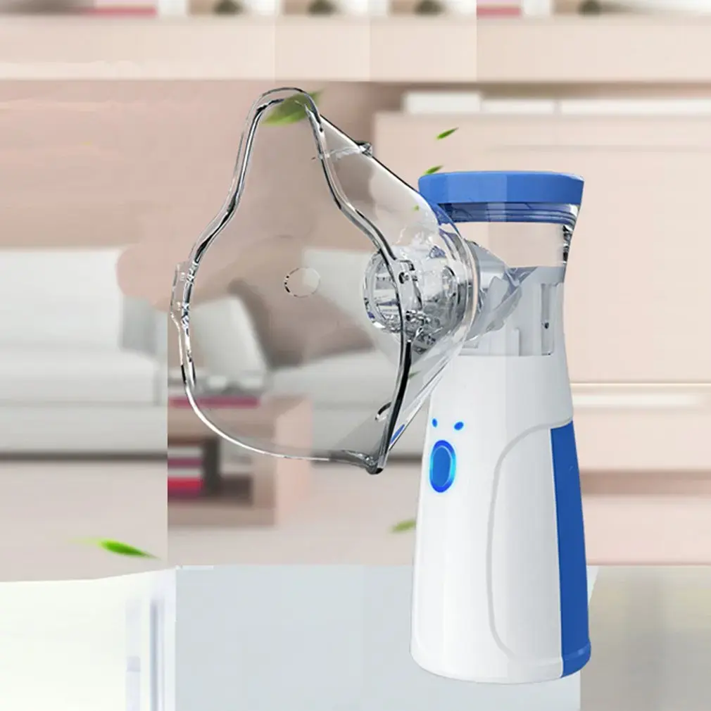 Інгалятор для дітей та дорослих. Ручний портативний небулайзер. Безшумний інгалятор LY-565 - Зображення 2