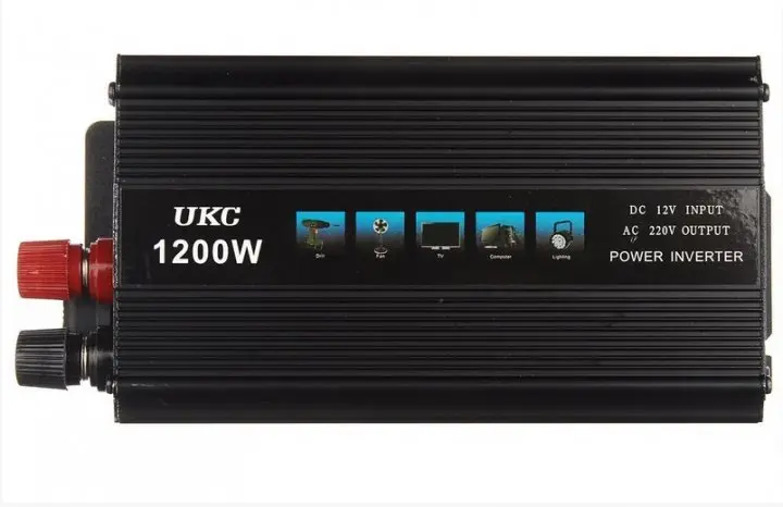 Інвертор 12-220 UKC SSK-1200 1200W - Зображення 2