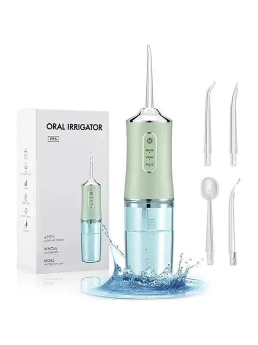 Іригатор портативний Oral Irrigator 3 режими роботи, 2 насадки - Зображення 3