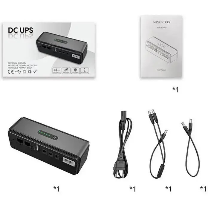 Джерело безперебійного живлення для роутера, 10400mAh / Повербанк для роутера / Безперебійник для роутера - Зображення 7