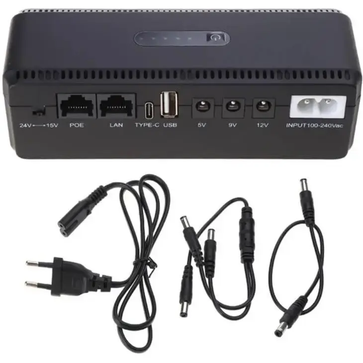 Джерело безперебійного живлення для роутера, 10400mAh / Повербанк для роутера / Безперебійник для роутера - Зображення 4