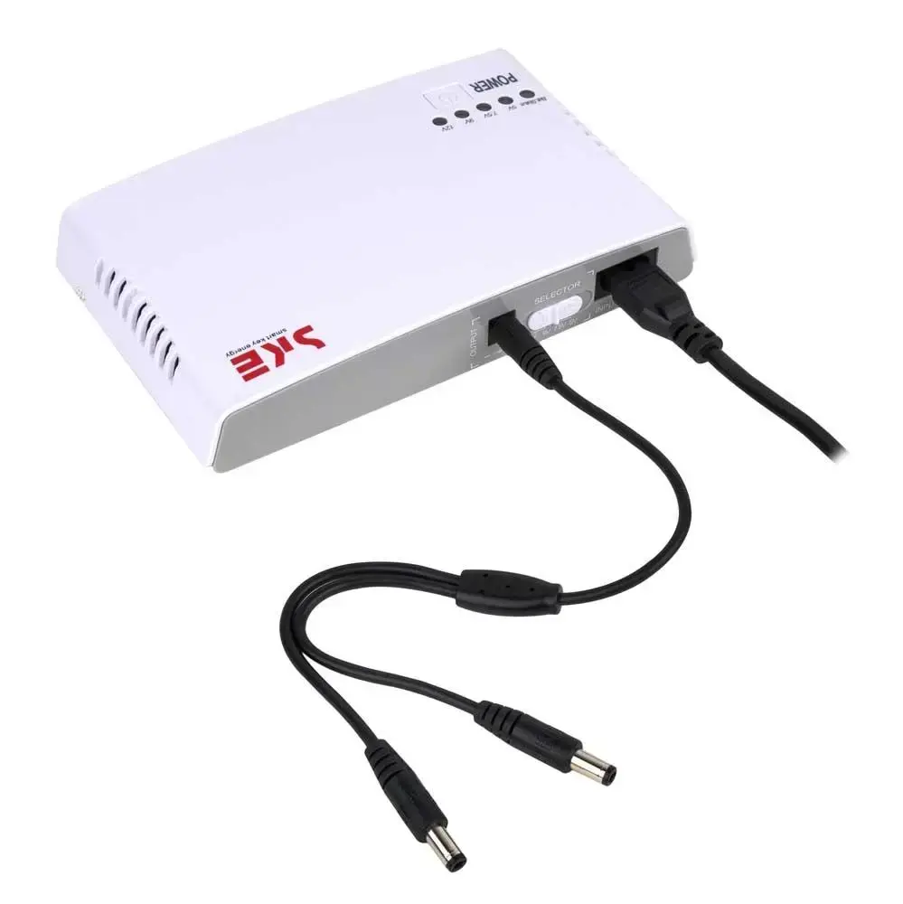 Джерело безперебійного живлення для роутера (ДБЖ) 5/9/12в - USB безперебійник 12 вольт 32.56Wh (УПС) білий - Зображення 2