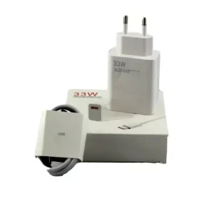 Зарядний пристрій Adapter 9168 USB з кабелем Type-C 33W White