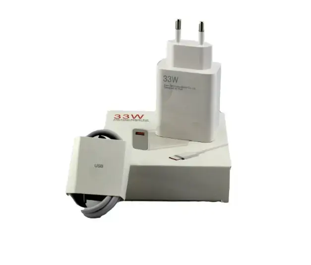 Зарядний пристрій Adapter 9168 USB з кабелем Type-C 33W White