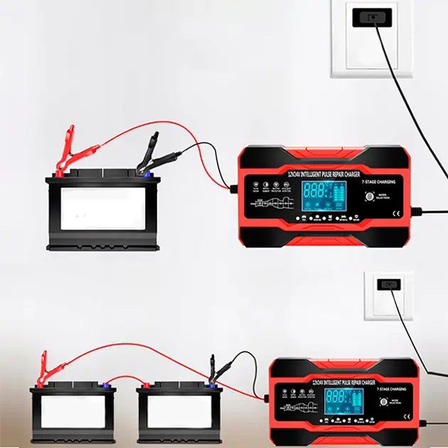 Зарядний пристрій акумулятора АКБ 12v/10a - Зображення 4
