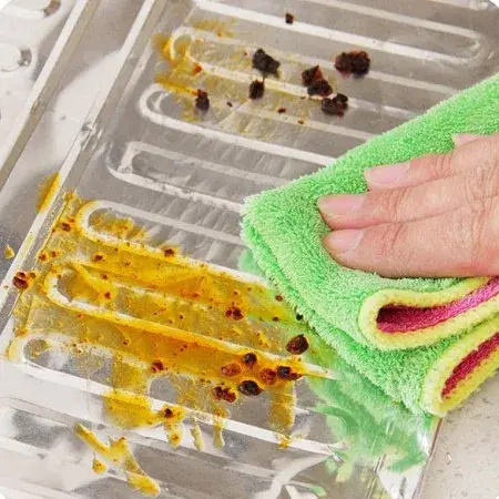 Захисний екран від бризок жиру 84*32,5см для плити на кухню - Зображення 3