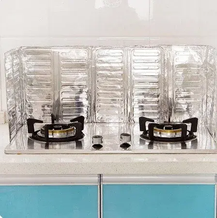 Захисний екран від бризок жиру 84*32,5см для плити на кухню - Зображення 8