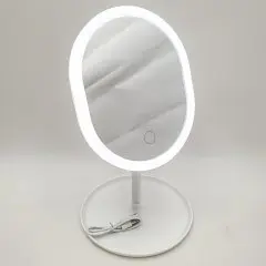 Дзеркало з Led підсвічуванням овальне косметичне для макіяжу. - Зображення 6