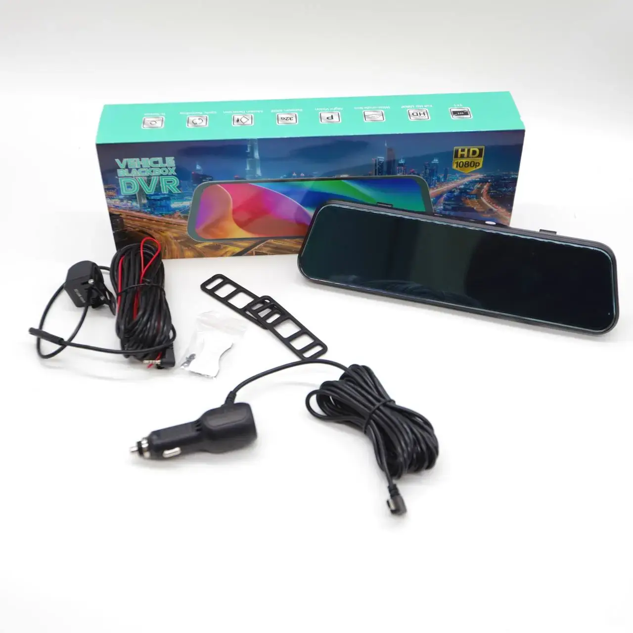 Дзеркало-відеореєстратор з камерою заднього виду та сенсорним екраном, H02 - Зображення 2