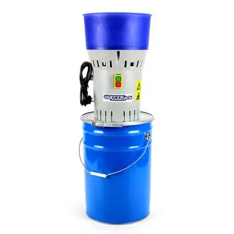 Зернодробилка Білорусь ДЗ-25 (1.3 кВт, 300 кг/год). Кормоподрібнювач із баком 25 л. ДКУ - Зображення 3