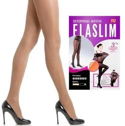 Жіночі надміцні колготки ElaSlim 80 DEN, з компресійним ефектом для корекції фігури - Зображення 6