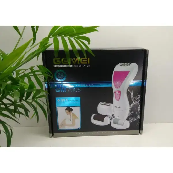 Жіночий епілятор електробритва 4 в 1 Geemy GM-7006 - Зображення 4