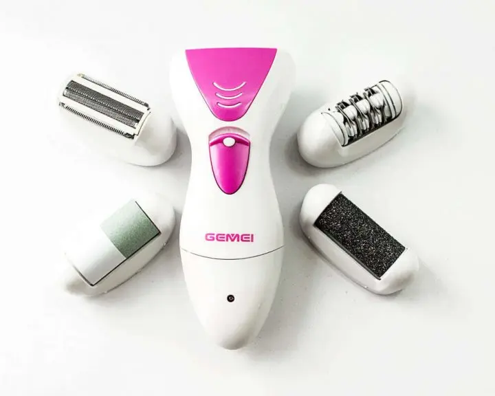 Жіночий епілятор електробритва 4 в 1 Geemy GM-7006 - Зображення 2
