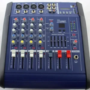 Звуковий пульт мікшерний MX 4200D-2A аудіокшер звуковий пульт мікшерний 4-канальний підсилювач