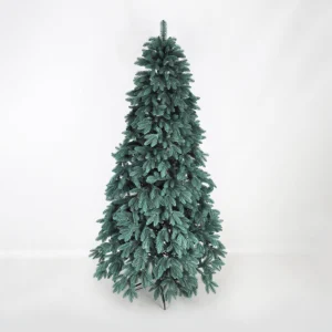 Ялинка лита штучна “Смерека” зелена на дерев’яній півдставці