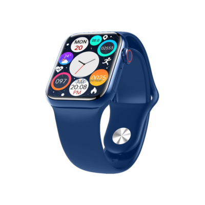 синій Смарт-годинник Smart Watch GS7 MINI 41 мм, Фітнес годинник з тонометром та пульсоксиметром