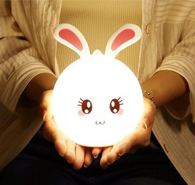 Дитячий силіконовий нічник 3DTOYSLAMP Кролик