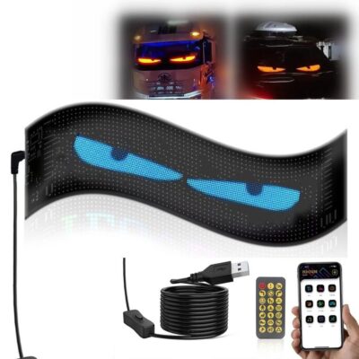 Гибкий экран LED Matrix Panel APP wifi rgb 120мм*595мм(16X96) ART-0567