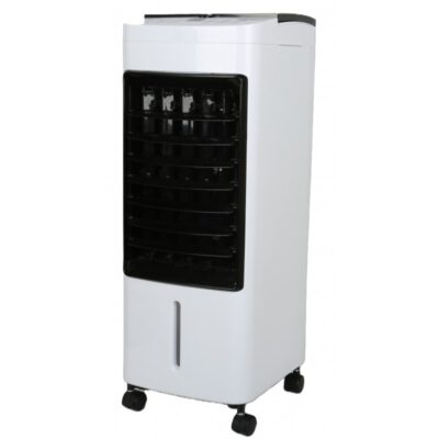 Охолоджувач повітря Germatic DH23-01A, (120W, сенсорні кнопки, пульт, екран, колеса, автообіг, ємність - 5,5л, 2 контейнери для льоду)