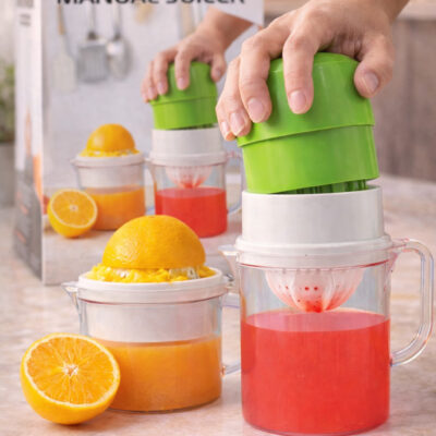 Портативний соковитискач для фруктів JUICER / Соковитискач для цитрусових з чашею 400мл