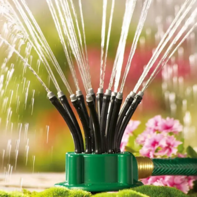 Розумна система поливу Multifunctional Water Sprinkler розпилювач дощувач для поливу газону на 360 градусів