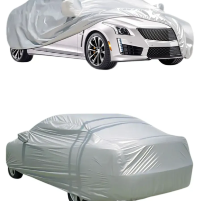 Захисний чохол-тент для авто від снігу, дощу, сонця XXL - 580x175x120 см, одношарова захисна накидка на машину, автомобільний тент